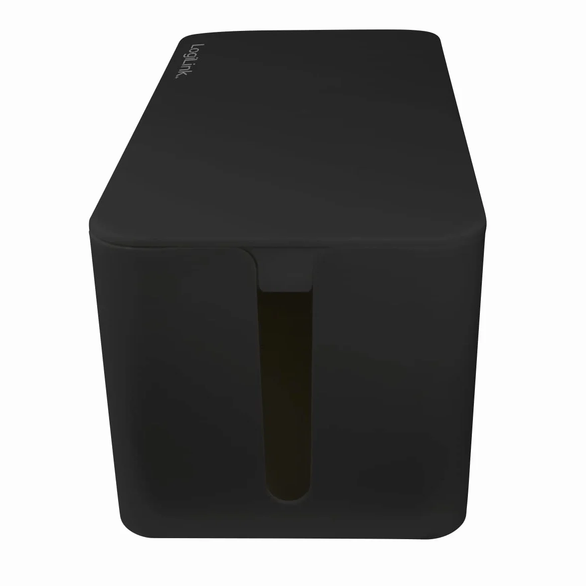 LogiLink KAB0062 - Kabelbox groß (407 x 157 x 133,5 mm), schwarz