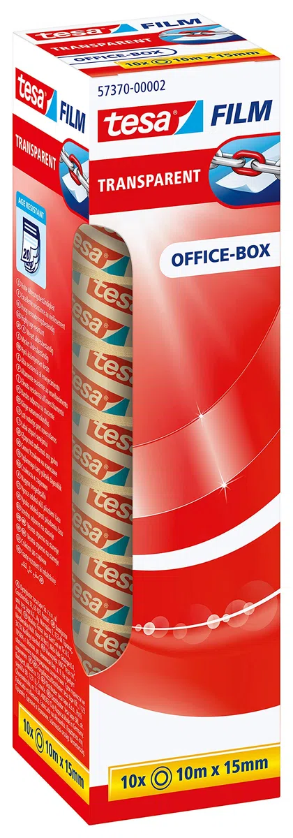 tesa film 57370 transparent, 10m x 15mm