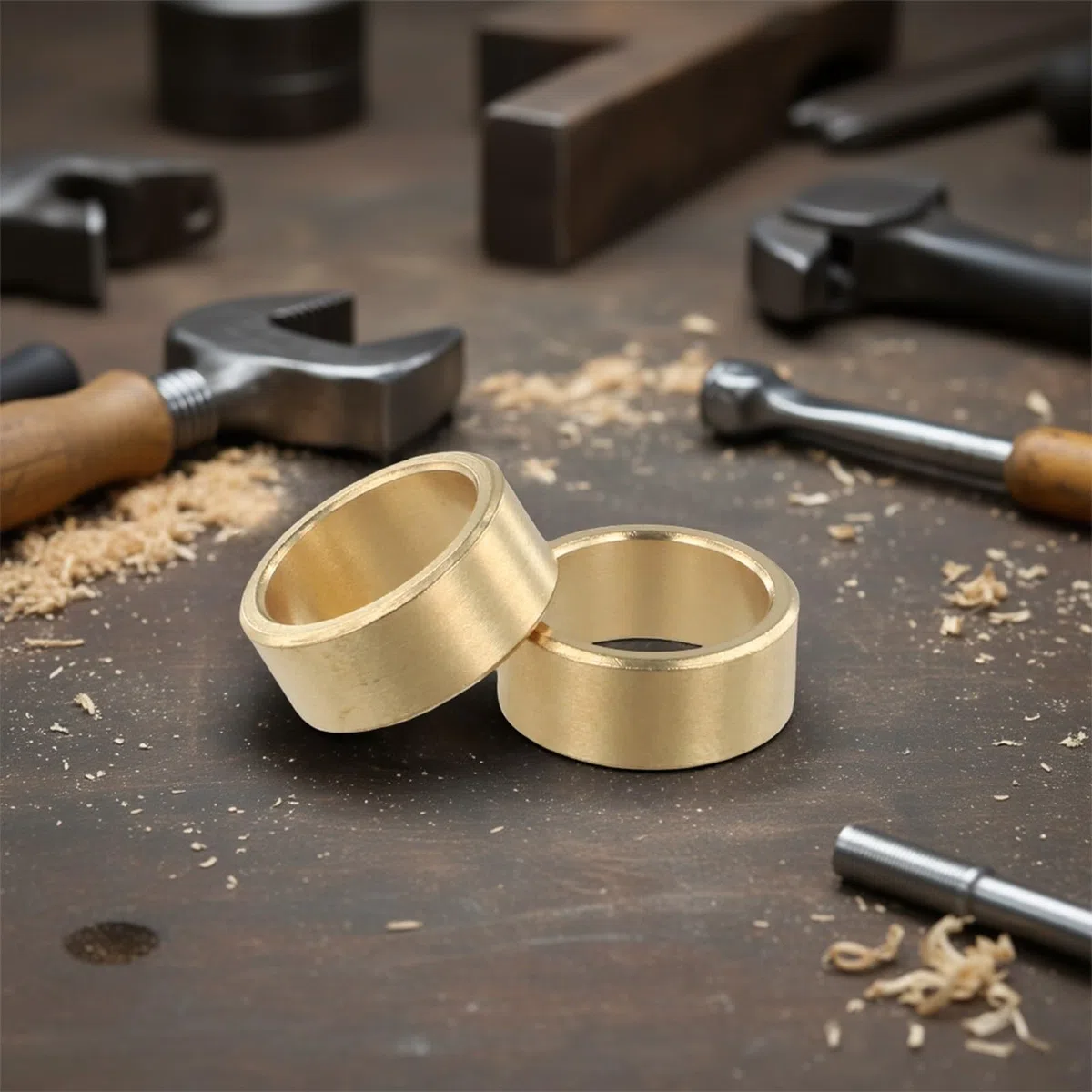 5er Set Edelstahl Adapterringe 20mm auf 25,4mm für Trennschägen TS400 TS410 TS420 TS700 TS760 für TS800, Verschleißfeste Reduzierbuchsen aus Stahl für Sägeblätter, Einfache Montage im Gartenbau