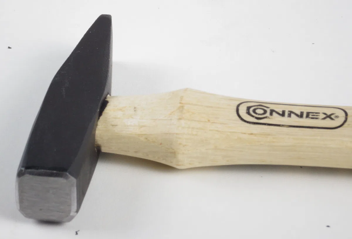 Connex Schlosserhammer - 100g Kopfgewicht - Robuster Holzstiel - Maximale Schlagkraft - Für Profis & Heimwerker/Hammer klein/Mini Hammer/Holzhammer / COX600010 (Packung mit 2)