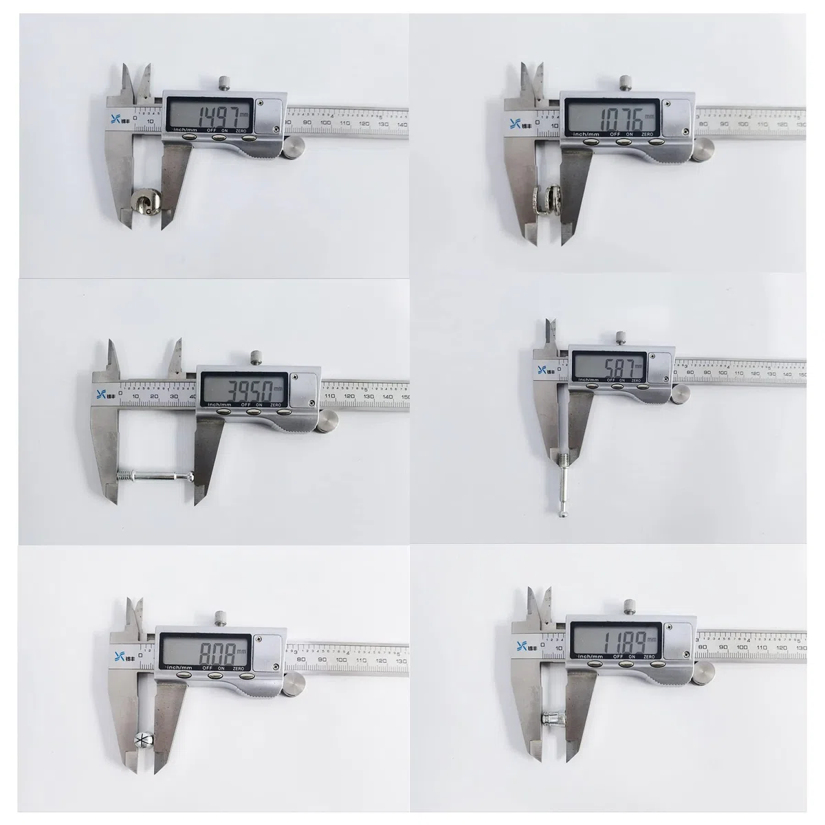 Exzenter Möbelverbinder-Set Exzenterbeschlag Ø15mm Einschraubdübel mit Abdeckrand M6x40mm und Eindrehmuttern M6 für Möbel Kabinett Schrank-Verbinder Komplett 34 Set