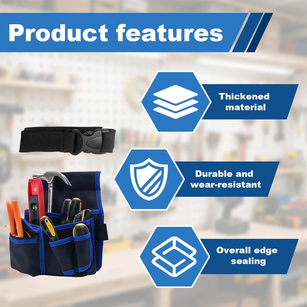 Werkzeugtasche,Multi-Purpose Werkzeughalter Organizer,Elektriker Beutel,für Werkstattlagerung, Holzbearbeitungswerkzeuge,Schraubendrehertasche