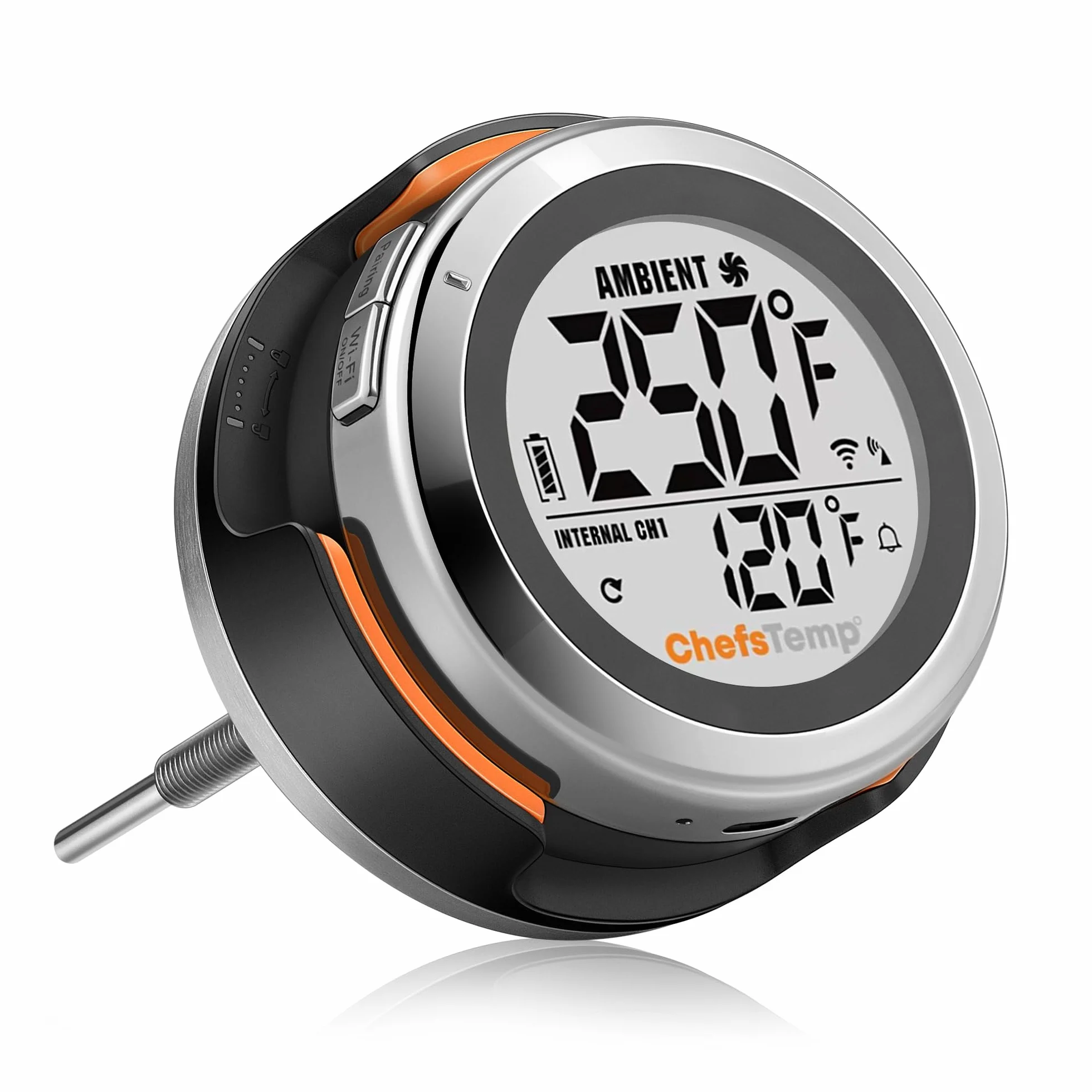 ProTemp S1 Patented Smart Grill Gauge Thermometer Hub Wi-Fi and Bluetooth | Universal Replacement Accessories (3.5"length 0.3"Dia)