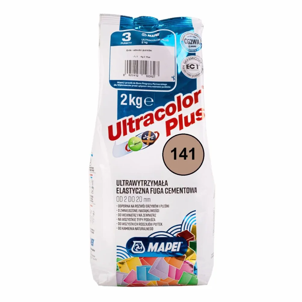 MAPEI ULTRACOLOR PLUS 2kg 141 caramel - zementäre Flexfuge für Fugenbreiten bis 20 mm