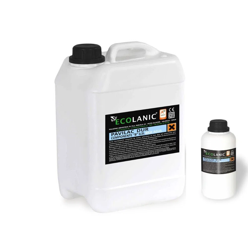 Pavilac Dur Gold - Kit COMP A (5LT) + COMP B (0,5L) – Lack auf Wasserbasis. Mikrozement zum Schutz von Böden und Belägen. Dieses Produkt ist Teil eines Systems. (KUMPEL).