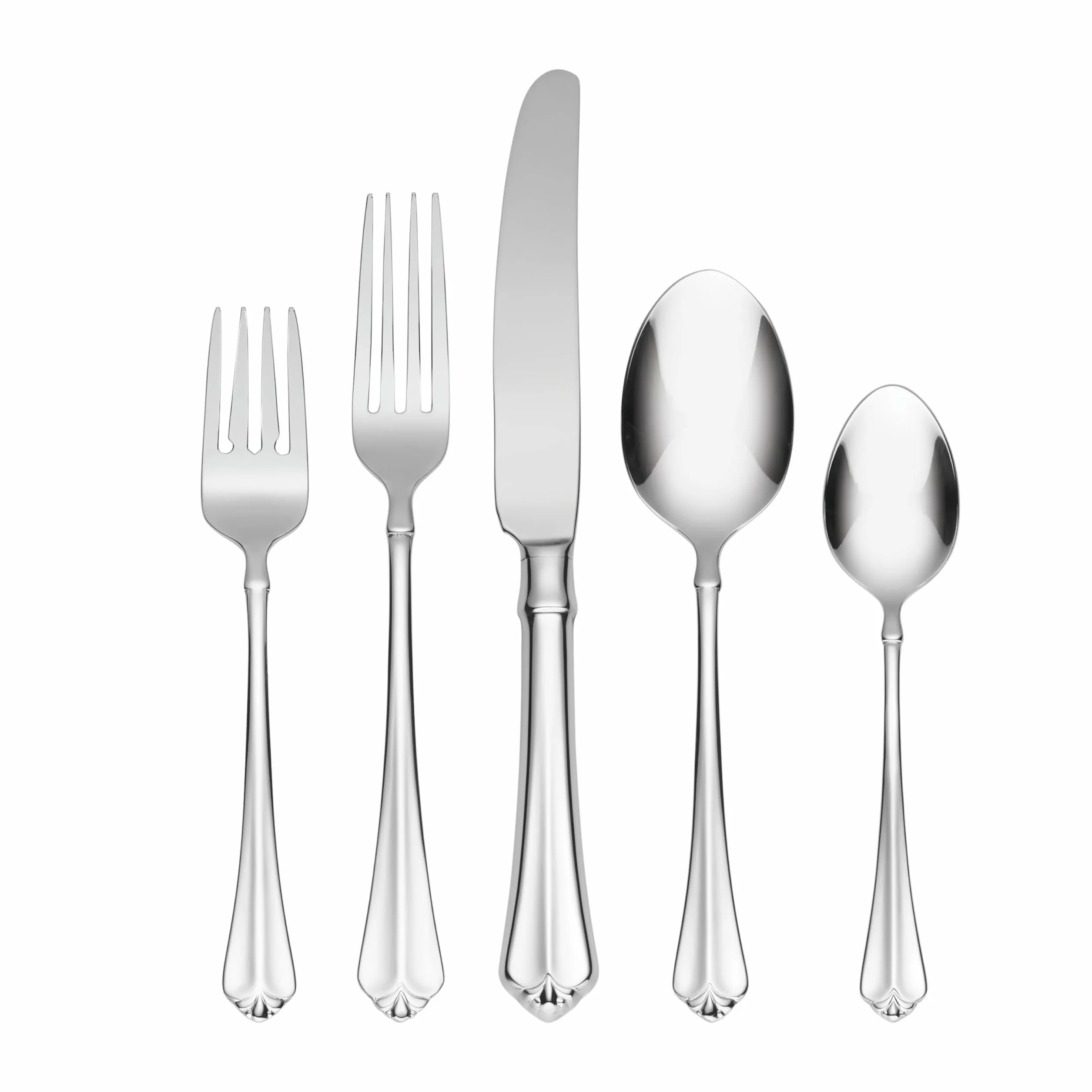 Oneida Juilliard 45-Piece 18/10 Silverware Set for 8, Flatware | silver, dishwasher safe | includes serving spoons and utensil set | cutlery set for kitchen and dining