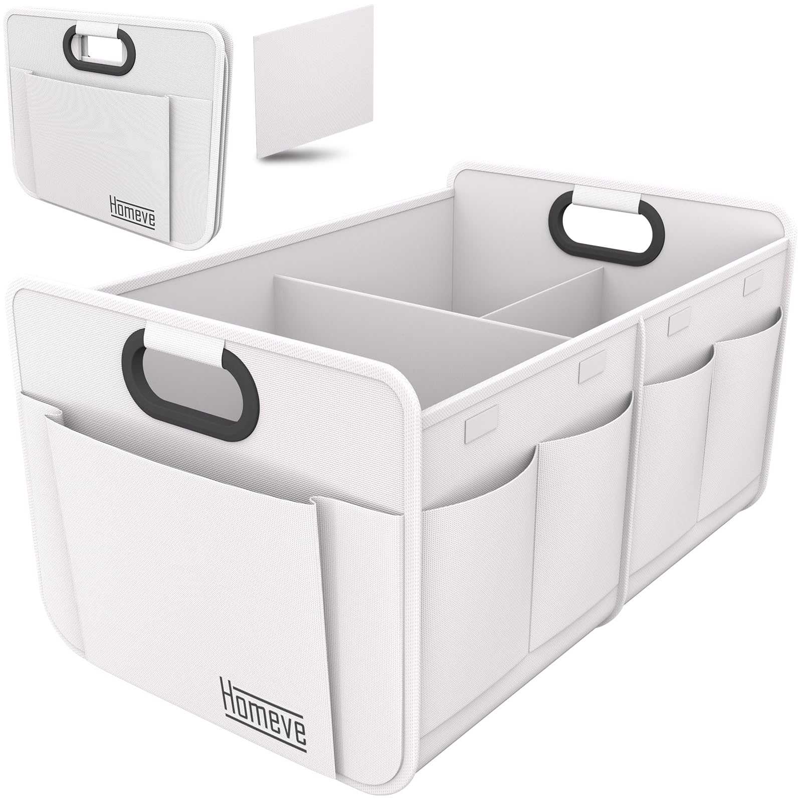 Collapsible Trunk Organizer with Thermal Compartment