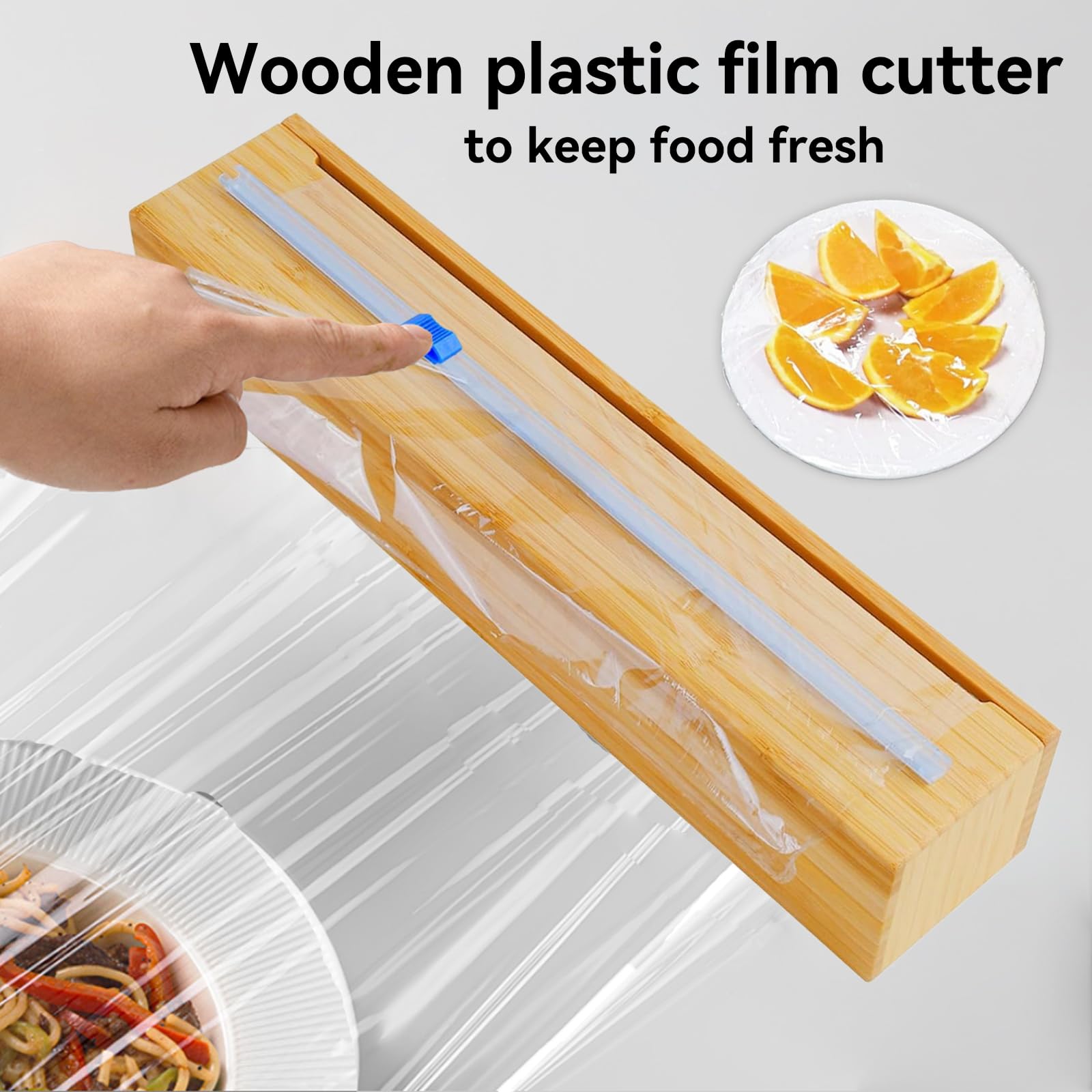 Bamboo Film & Foil Dispenser with Cutter