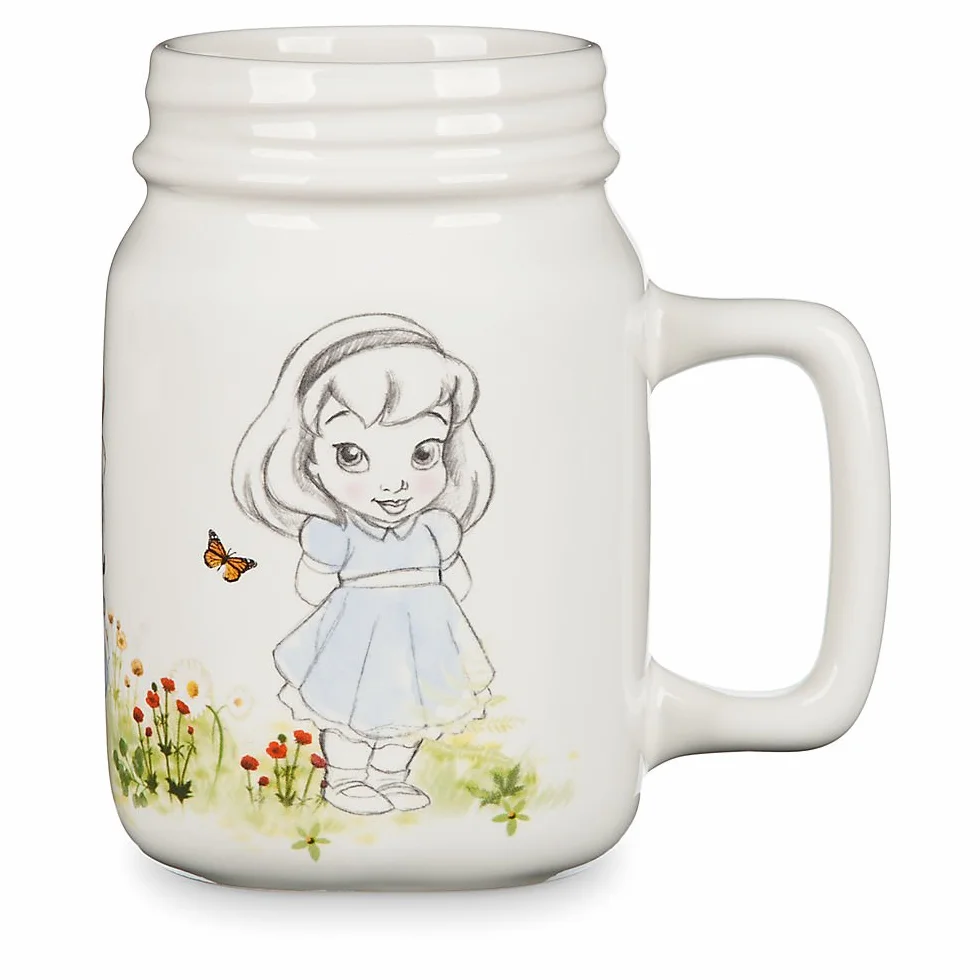 Disney Animators' Collection Princess Mason Jar Ceramic Mug