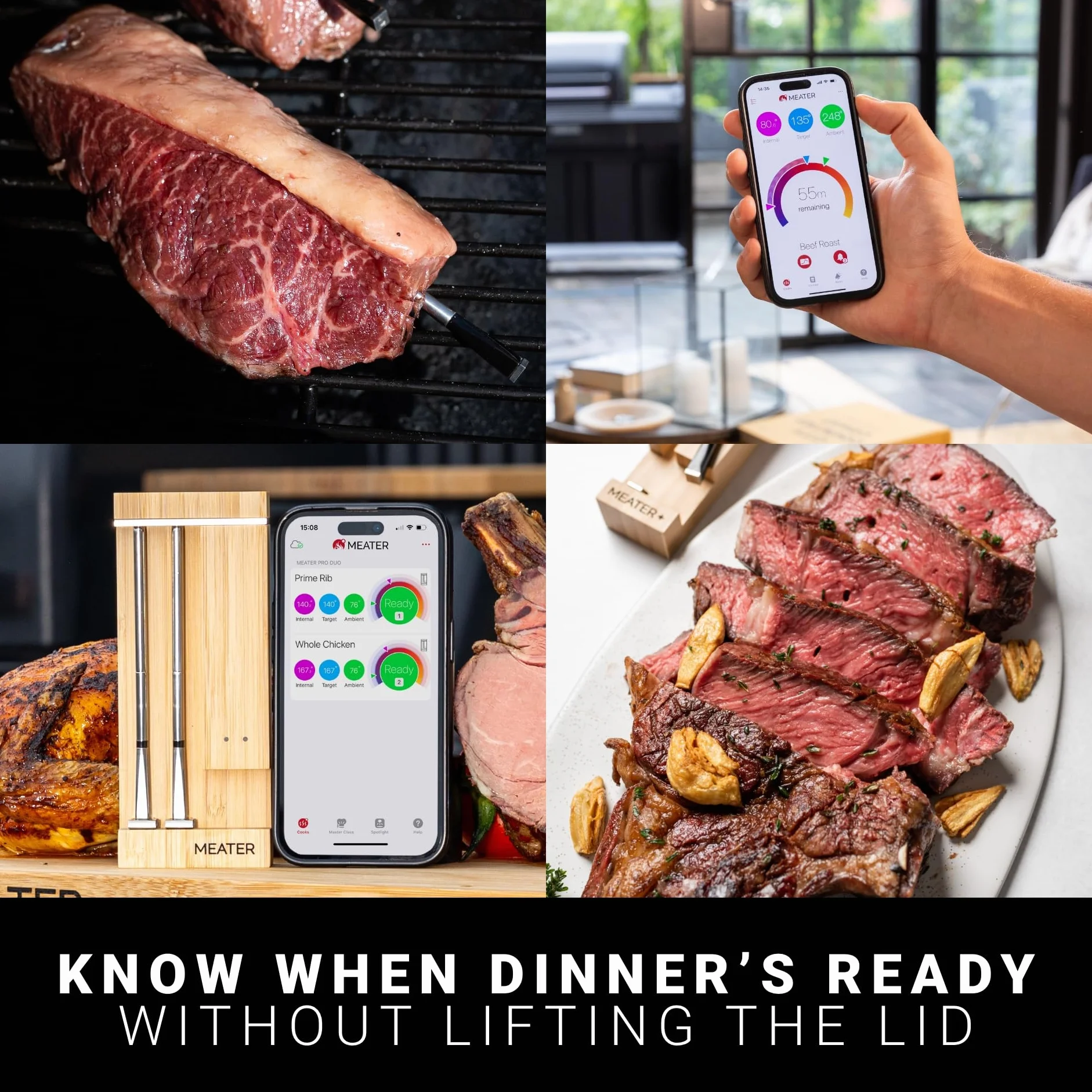 Pro Duo WiFi Thermometer Bundle w/BBQ Mitts, 2-Probe, 1000°F Heat