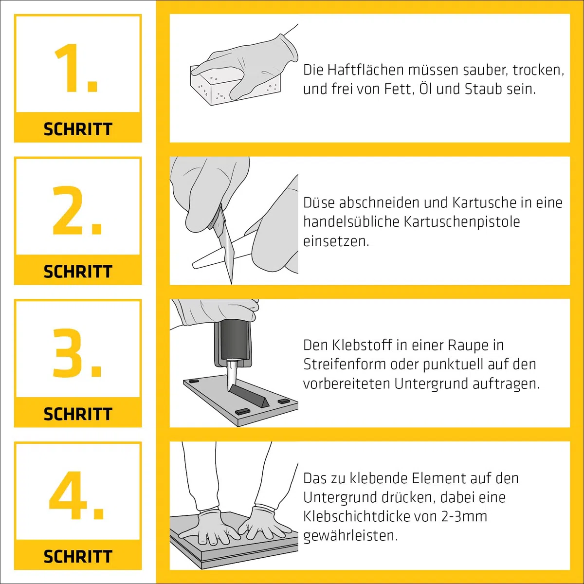 Sika– Bau- und Montagekleber – SikaBond 126 Maximum Tack - Weiß – Sehr starke Anfangshaftung – Für Metalle und Baustoffe – Lösemittelfrei – 300 ml