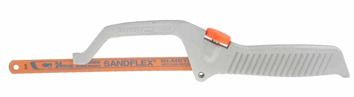 Bahco Bügelsäge 250 mm Klinge aus Bi-Metall, 24 Zähne/Zoll