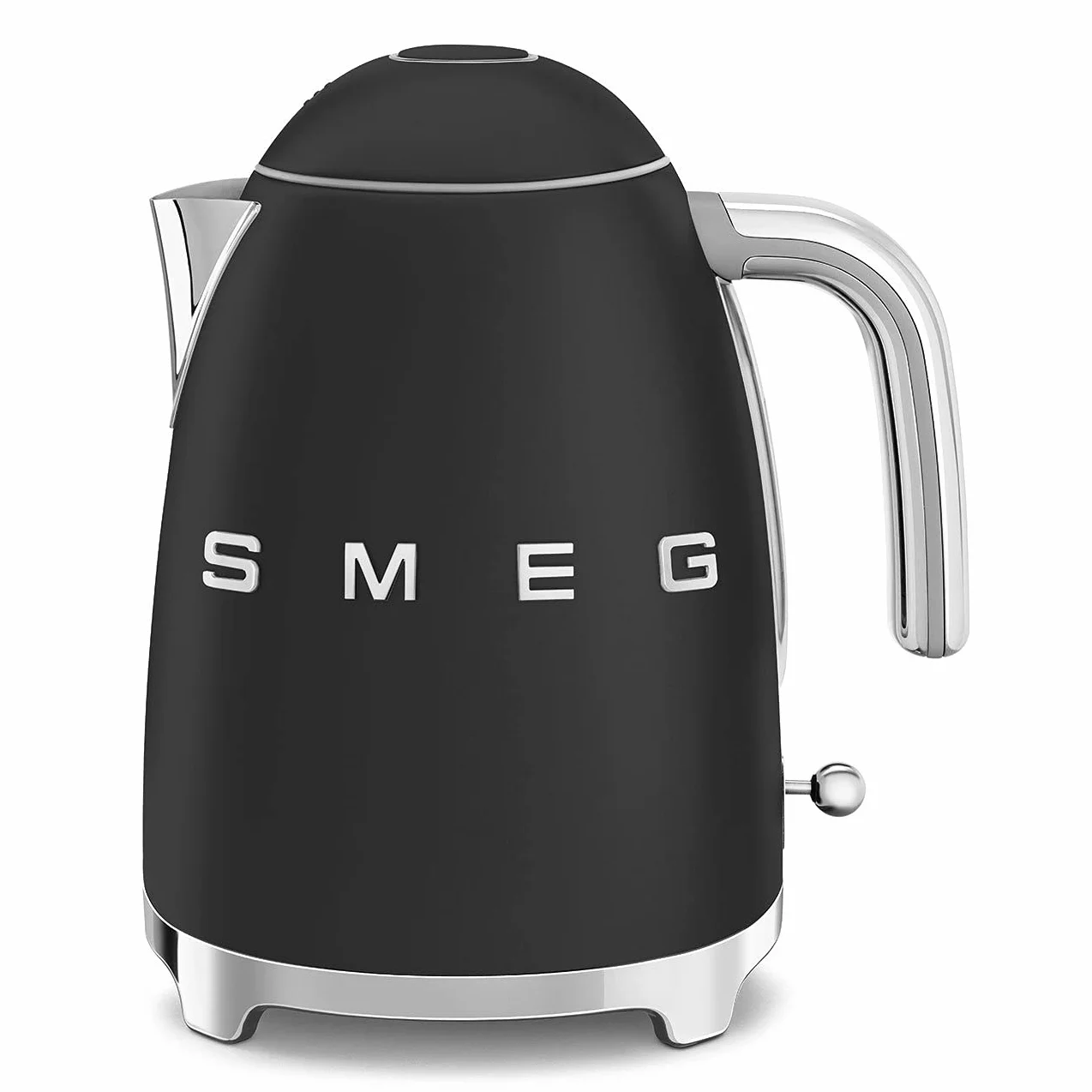 Electric Kettle 1.7L (7 Cup), Retro Hot Water Boiler for Tea & Coffee, Fast Boiling, Auto Shut-Off, Soft Open Lid, 360° Swivel Base Countertop Kettle – Matte Black (Renewed)