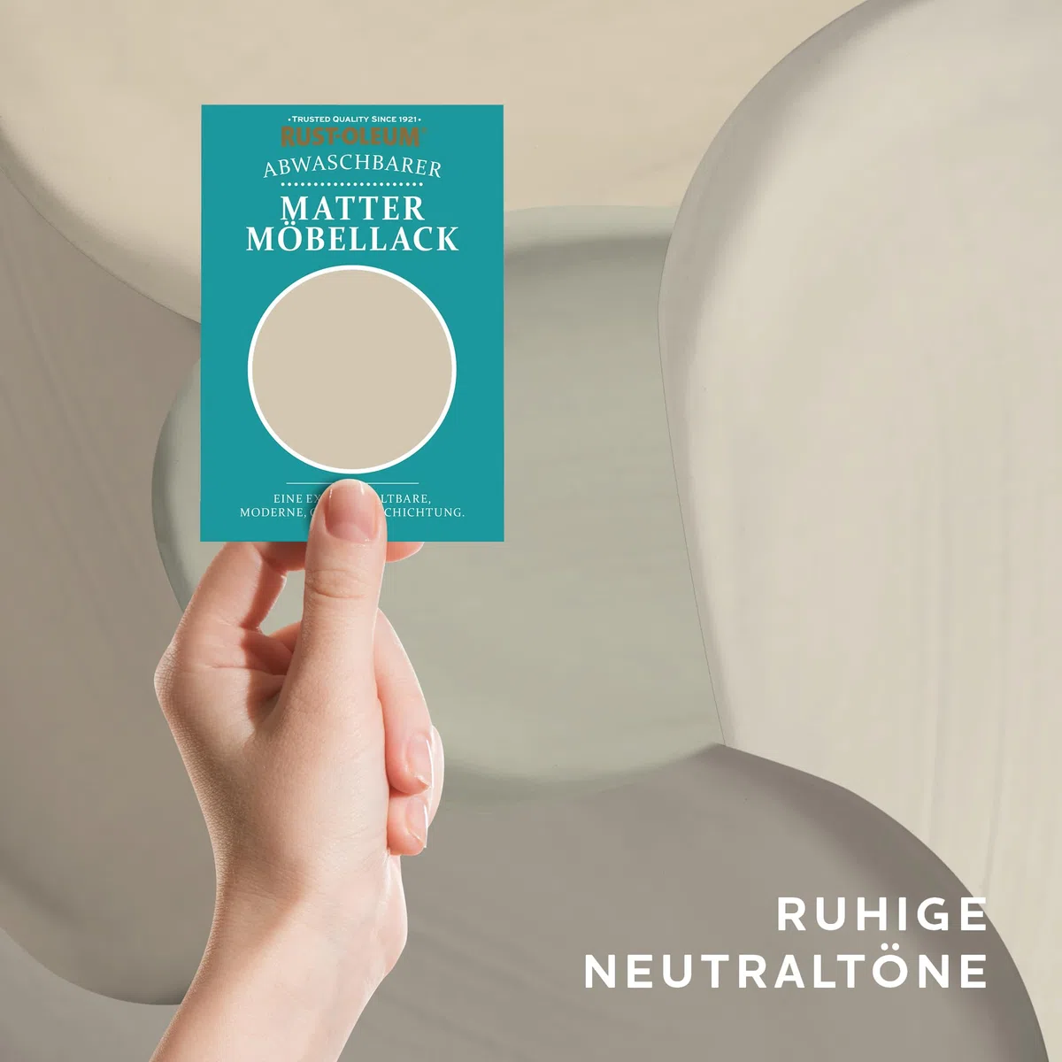 Rust-Oleum Möbellack Testerbox - Ruhige Neutraltöne - Matt