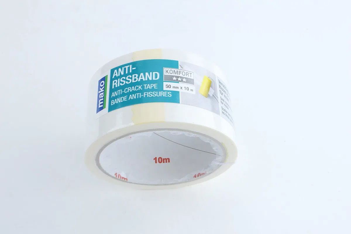 MAKO Anti-Rißband, Wandreparaturband, Gelb, 10m x 50mm