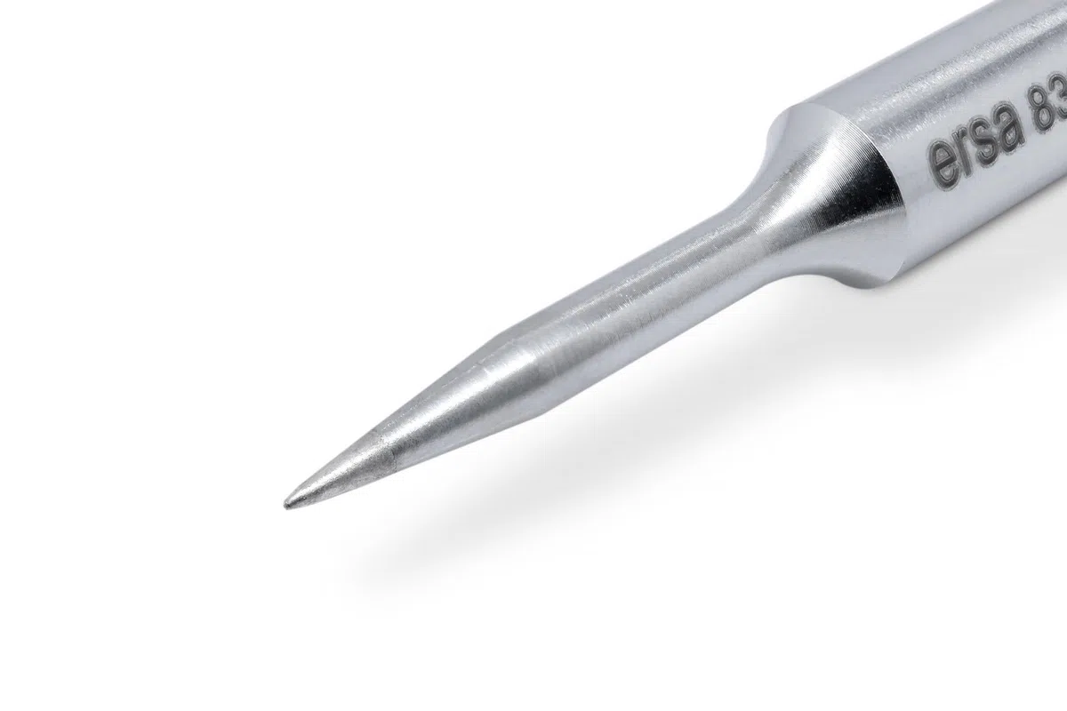 Dauerlötspitze gerade verlängert bleistiftspitz 0,4 mm Durchmesser mit ERSADUR-LF Beschichtung (bleifrei löten) für erhöhte Standzeit 0832UDLF