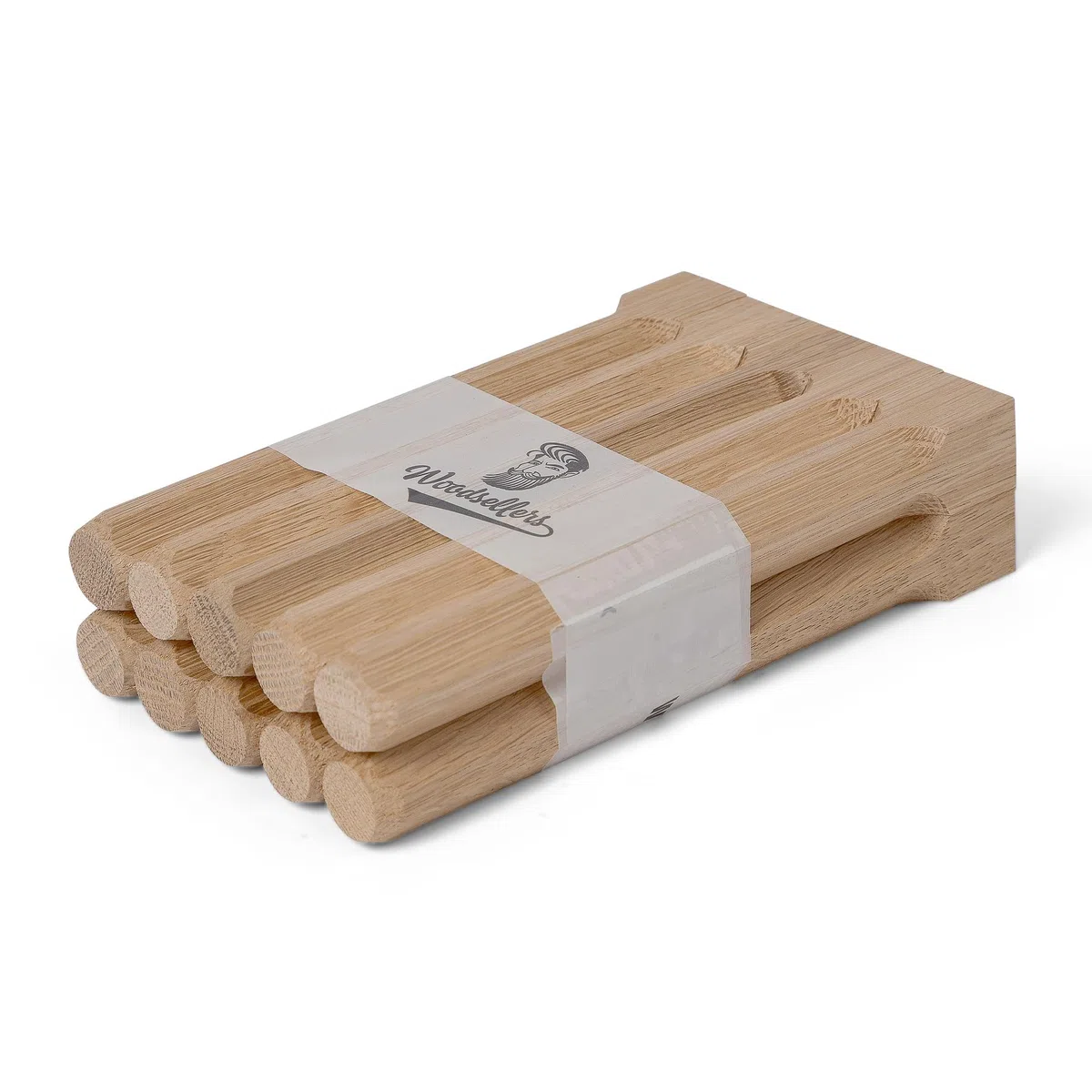 Holznägel Eiche gefast 140 mm – Ø 14–20 mm (wählbar) – Massivholz-Holznagel für Fachwerk, Dachstuhl & Holzbau – naturbelassen & technisch getrocknet