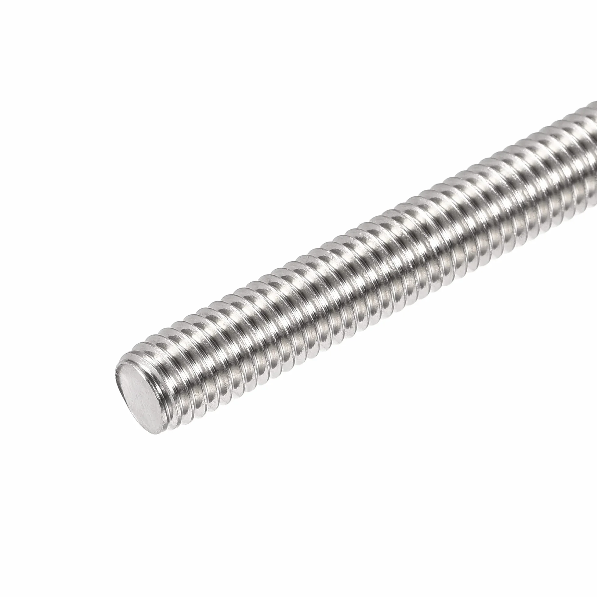 sourcing map 4 Stück Voll Gewindestange M8 x 150mm 304 Edelstahl Rechtsgewinde
