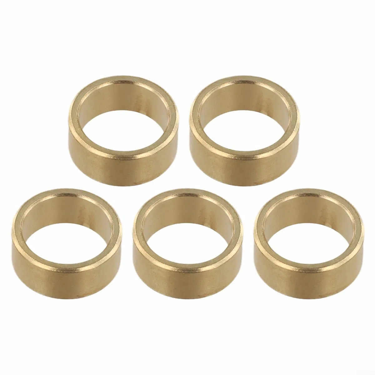 5er Set Edelstahl Adapterringe 20mm auf 25,4mm für Trennschägen TS400 TS410 TS420 TS700 TS760 für TS800, Verschleißfeste Reduzierbuchsen aus Stahl für Sägeblätter, Einfache Montage im Gartenbau
