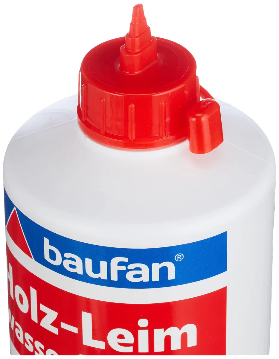Baufan Holzleim D3, wasserfest & für alle handelsüblichen Holzarten, 1 kg, transparent