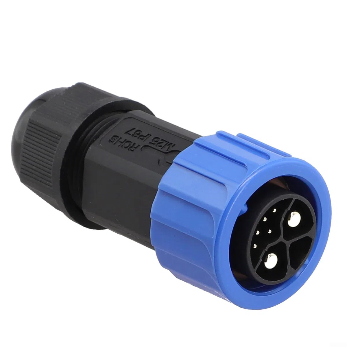 M25 selbstsichernder 8-adriger Stecker, 50-A-Energiespeicher Energiespeicheranschluss, IP67 wasserdicht Stecker/Buchse, für tragbare Ladestationen,Batterien,etc(männlicher Kopf)