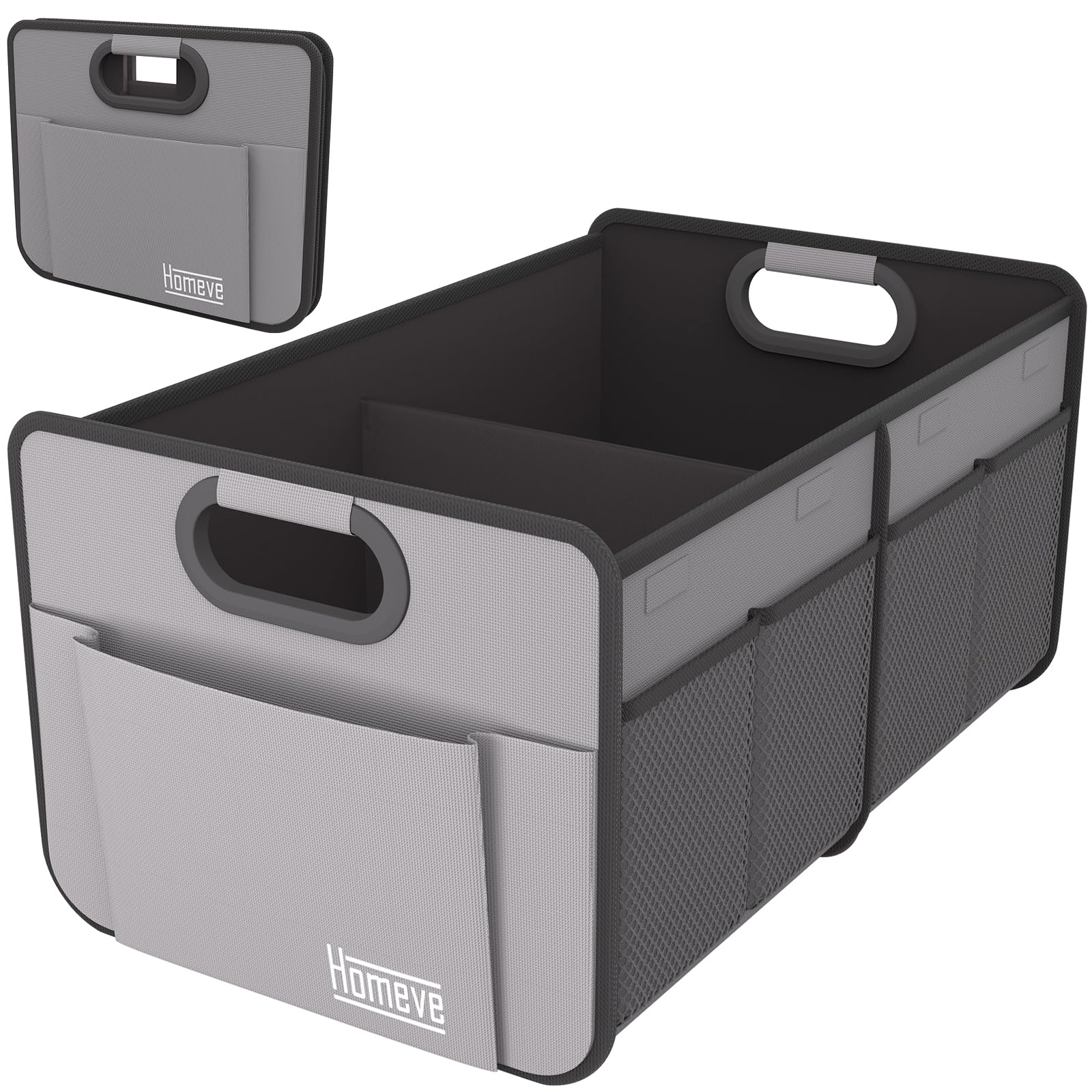 Collapsible Trunk Organizer with Thermal Compartment