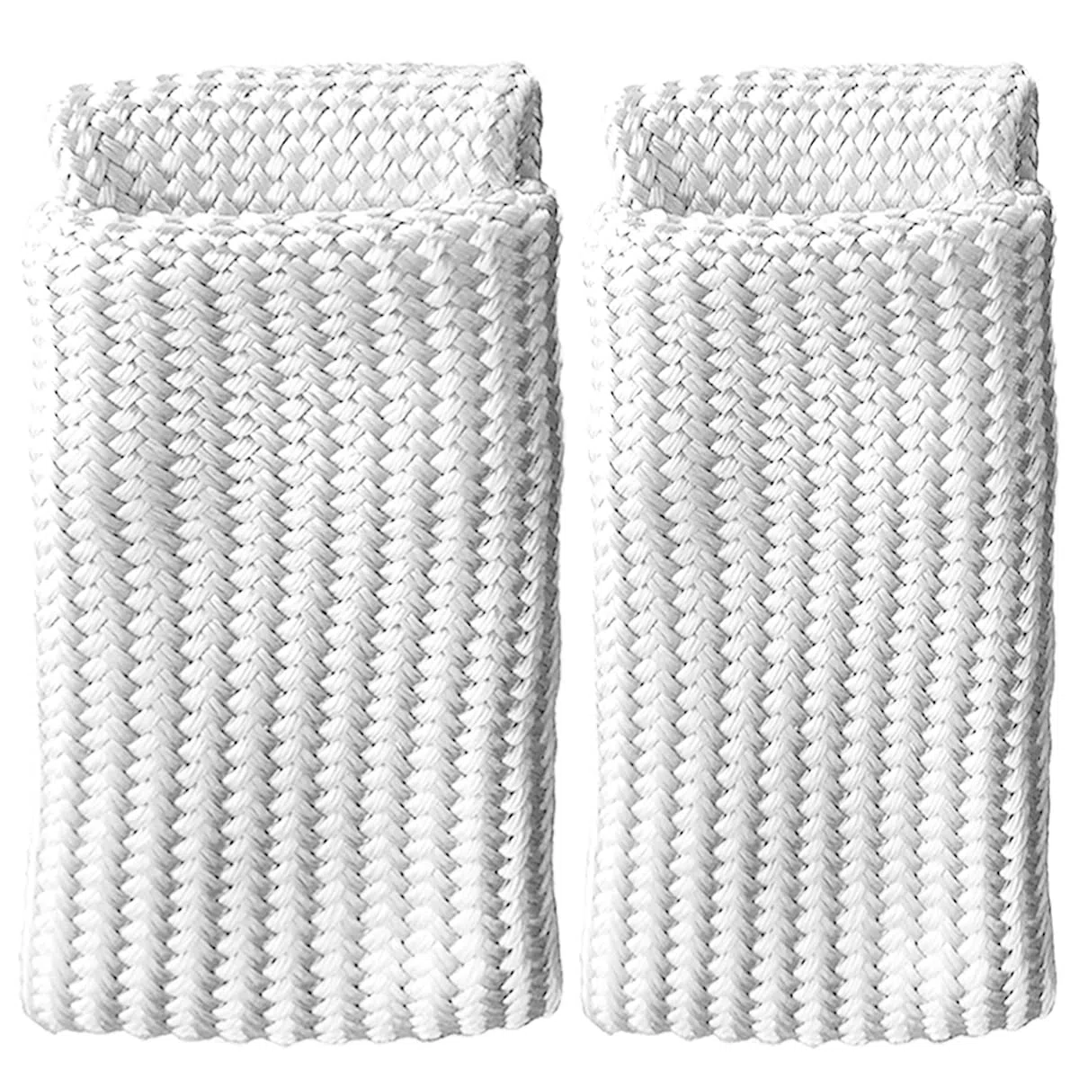 Tricks WIG Finger Schweißen Handschuh Hitzeschild Zubehör für WIG MIG Schweißer, Schweißen Tips Hitzeschutz-Set, XL 105 x 60 mm, L 105 x 50 mm (2 Stück)