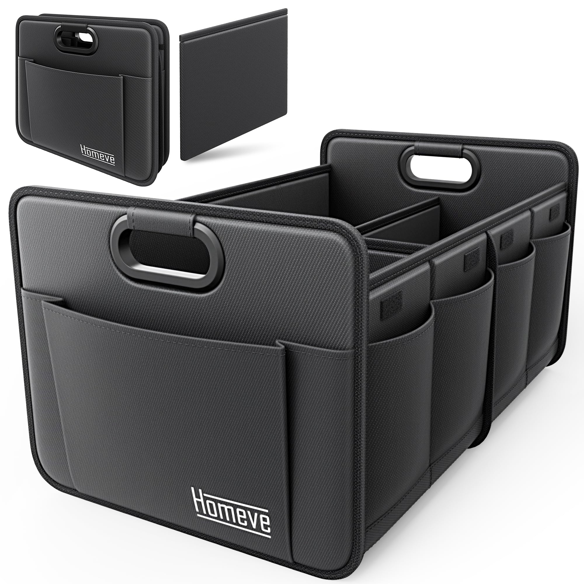 Collapsible Trunk Organizer with Thermal Compartment