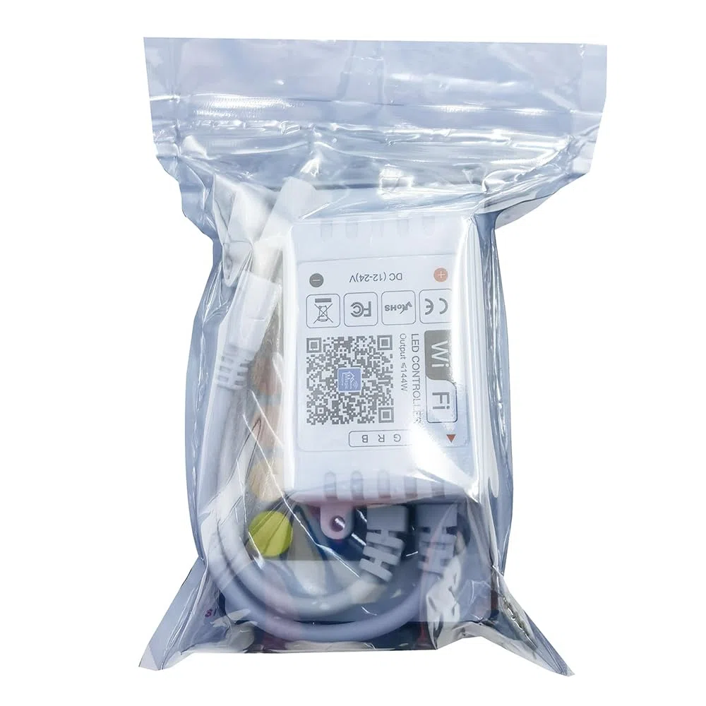 LED Smart WiFi Controller IR 4 PIN RGB Fernbedienung mit 24 Tasten LED Steuerung 2 way output 12v- 24v mit Alexa und Google Home für RGB Strip 2835 5050 Streifen 20 Dynamische Modi