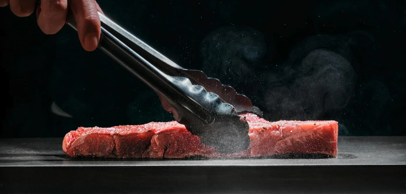 The Teppanyaki | Electric Griddle | 15” W x 9.6” D Cooking Surface | 6.6mm Thick Plate | Precise Temperature Control (320°F–430°F) | 360 Design | Perfect for Steak, Okonomiyaki, Crepes, & More