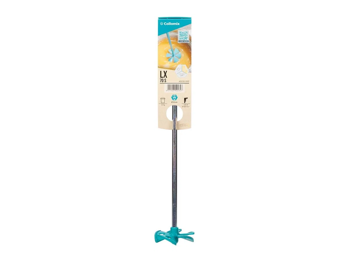 Collomix Rührer LX70S, 400mm, Ø70mm, Mischmenge bis 10kg, Farben, Beschichtung