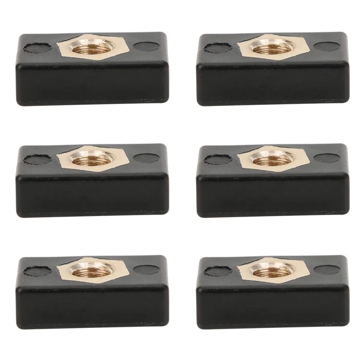 Leichtmetall Vierkantmuttern Set Kajak Kanu Boote Marine Zubehör Quadratische Muttern Ersatzteile Montage Hardware Schienen Adapter für Kunststoff Aluminiumrahmen