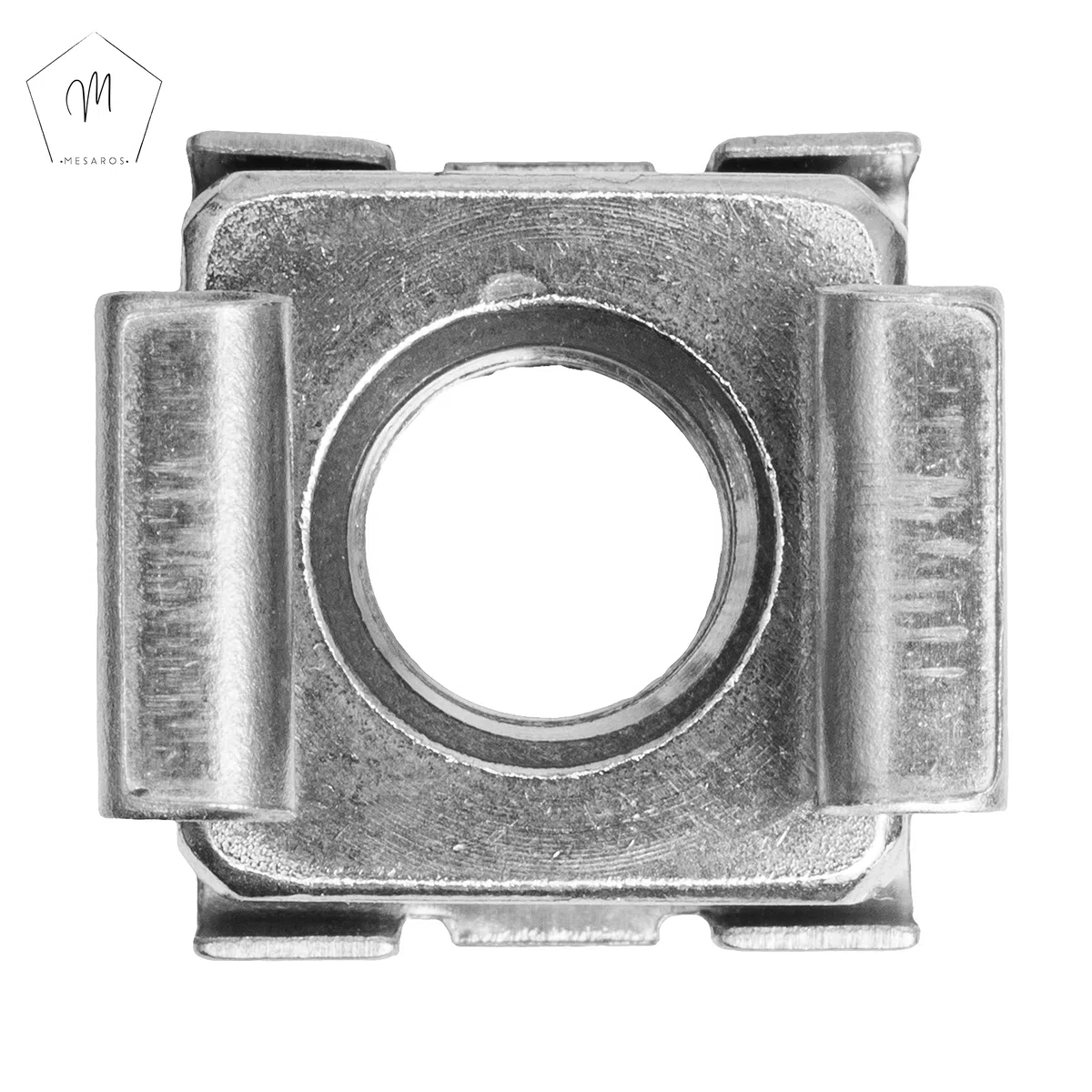 Käfigmuttern M8 für Blechstärken 1,8 mm bis 3,2 mm aus Edelstahl A2 (10 Stück) | Einsteckmuttern - Klemmmuttern - Kastenmuttern - Edelstahlmuttern von MESAROS®