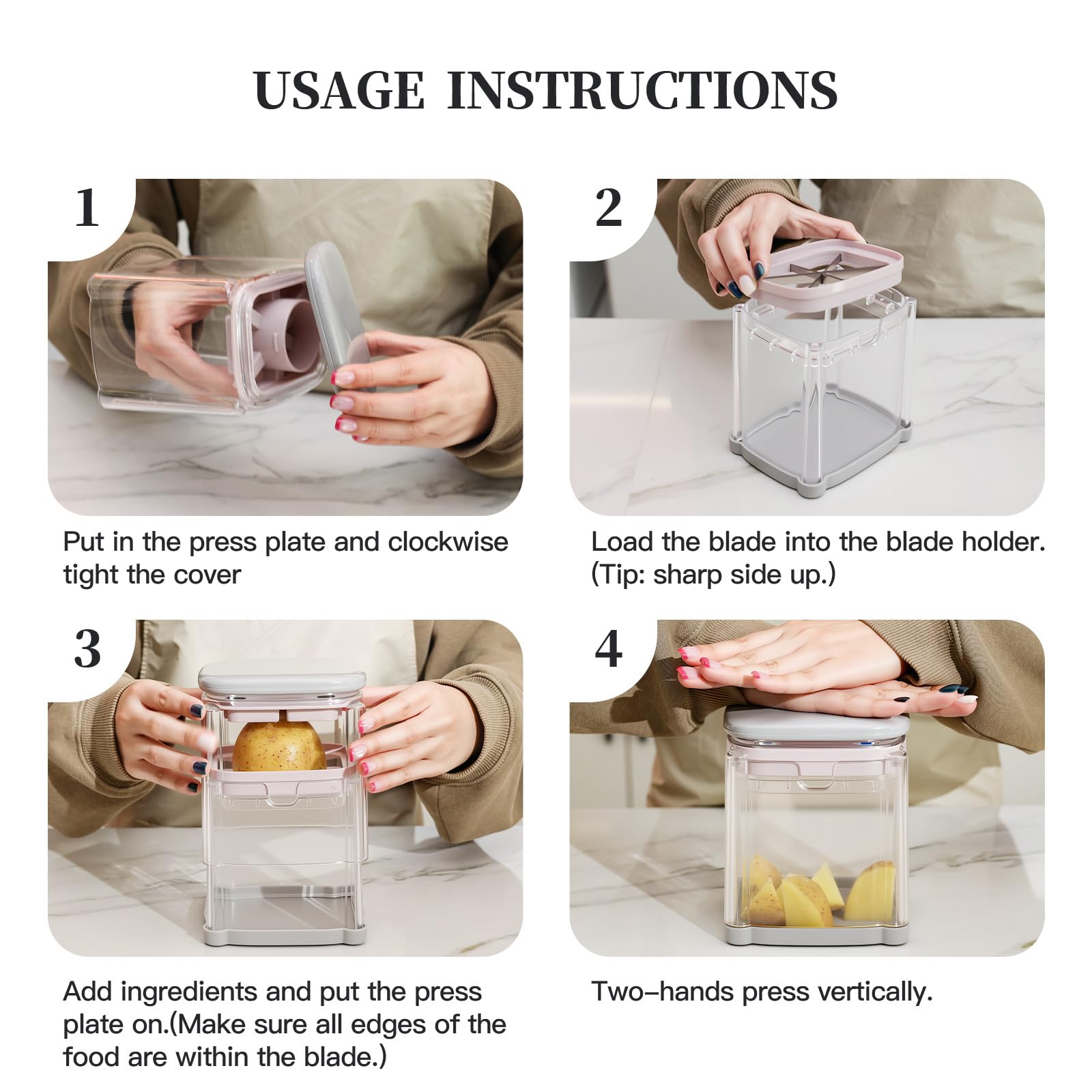 Multi-Blade Produce Prep Tool