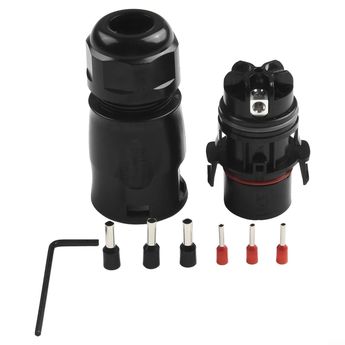 Deye LY01 Stecker, Anschlusskabel für Wechselrichter der Serie M60 M80, 3-polig 40A 690V, IP68, Schraubdraht, Innen- und Außenbereich