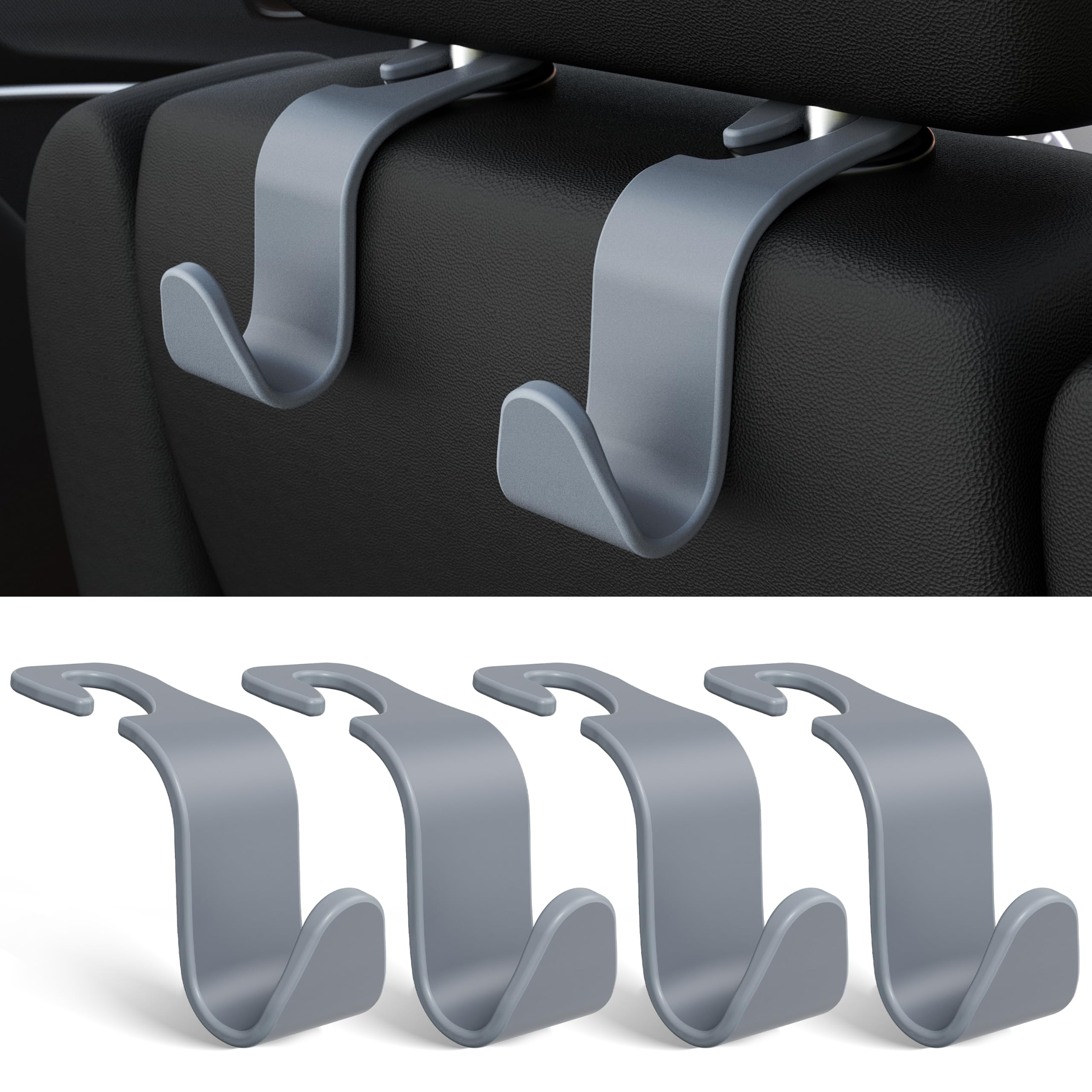 Elegant Vehicle Headrest Hooks