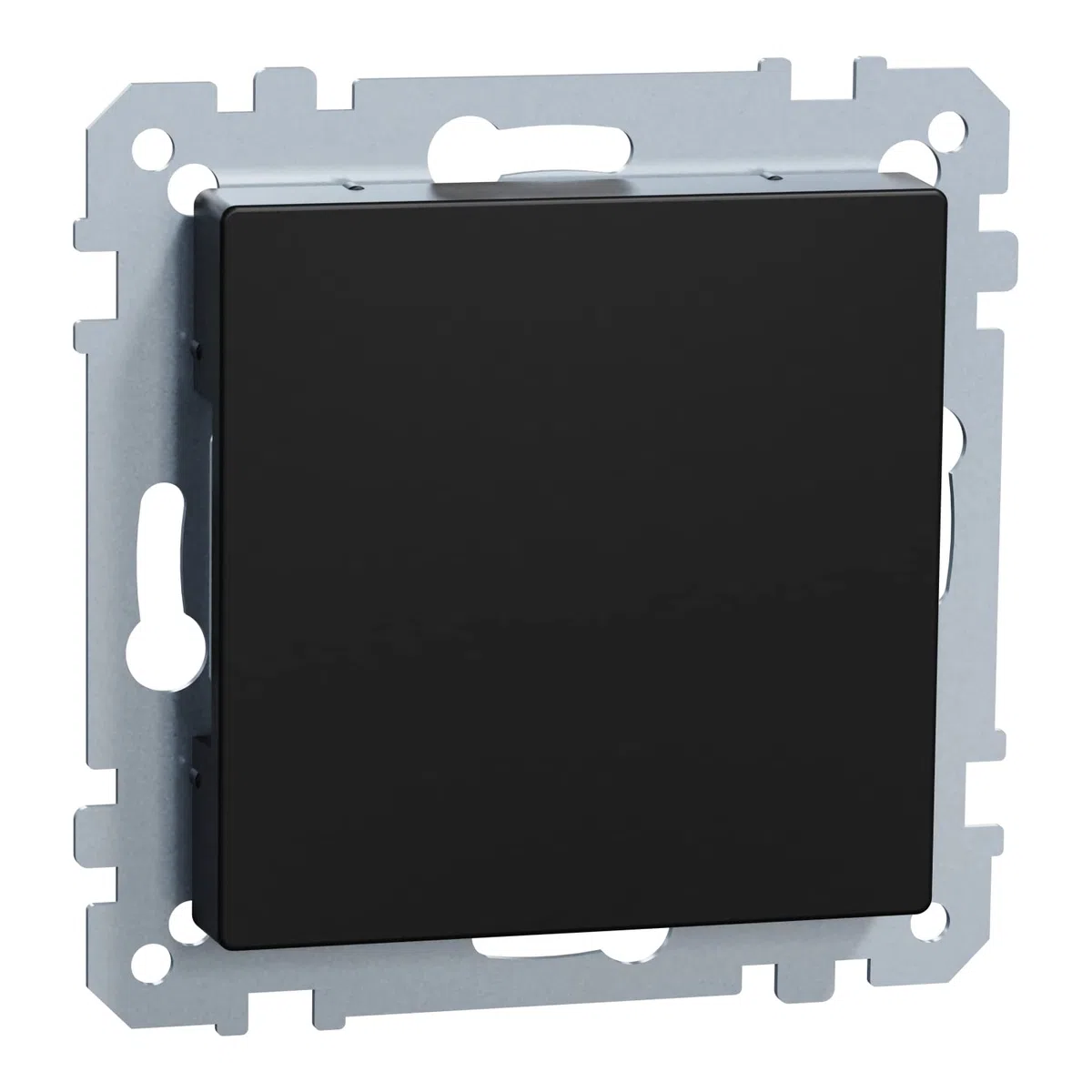 Schneider Electric Merten Blindabdeckung, IP20, System M, schwarz matt, Artikelnummer MEG4075-0403