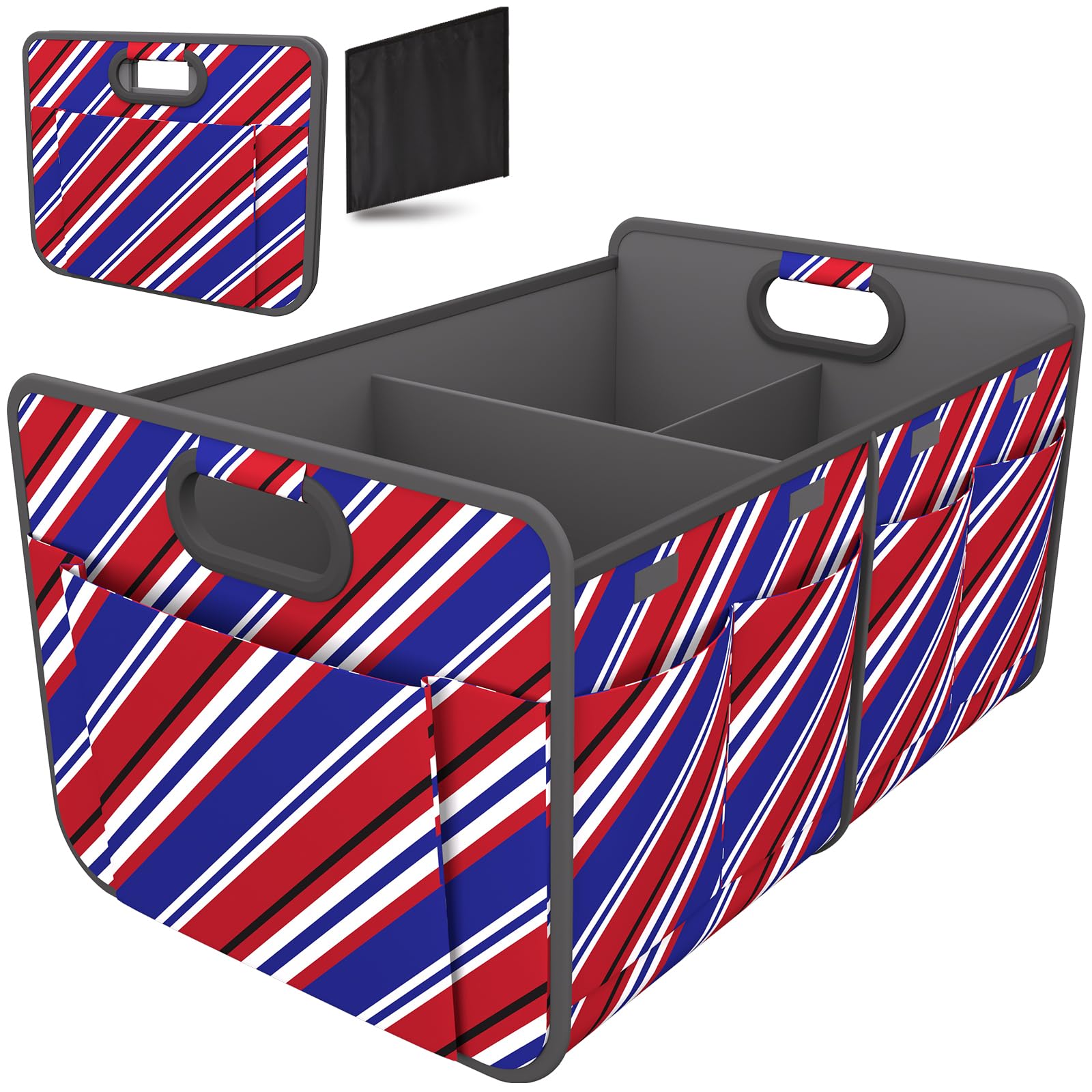Collapsible Trunk Organizer with Thermal Compartment