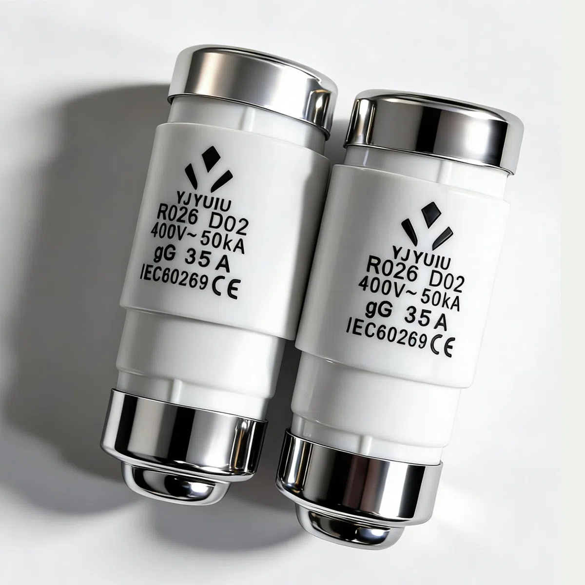 Neozed Sicherungen, R026 D02 35A gG 400VAC, D0-Typ Sicherungseinsatz, 10 Stück, IEC60269 Zertifiziert, 50kA Abschaltleistung