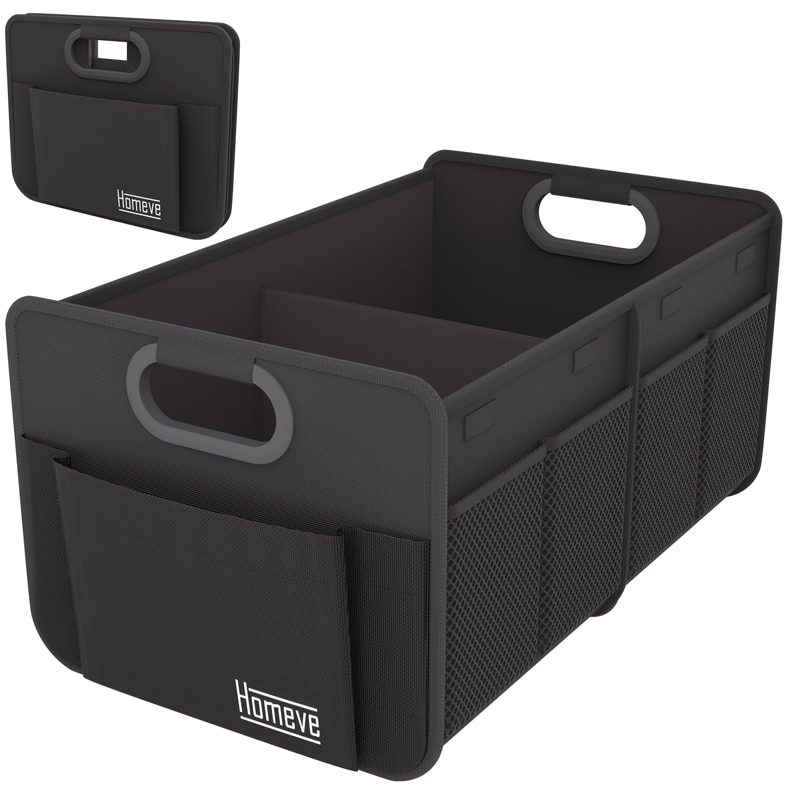 Collapsible Trunk Organizer with Thermal Compartment