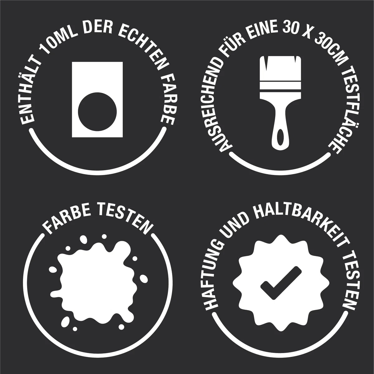 Rust-Oleum Möbellack Testerbox - Ruhige Neutraltöne - Matt