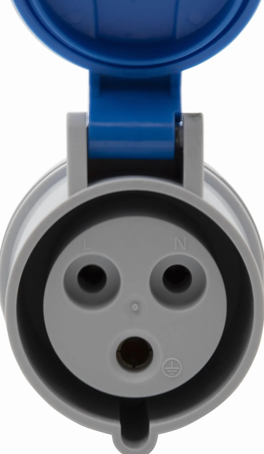 Brennenstuhl CEE-Steckdose, 3-polig für den Außenbereich, CEE-Steckdose 230 V/32 A mit Deckel, Anschluss schraubbar, Verwendung im Freien, Camping, Wohnmobil, Baustelle, IP44, 32 A