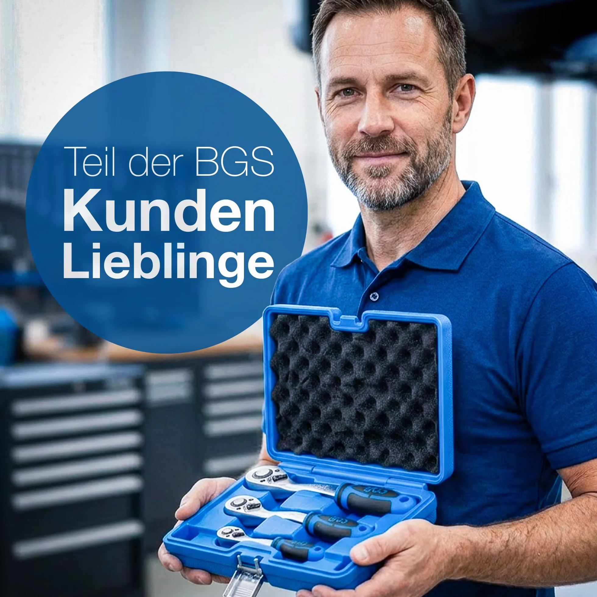 BGS 3215 | Druckluft-Ausblaspistole | Alu-Druckguss | mit 3 Düsen 25-100 - 200 mm | Druckluftpistole
