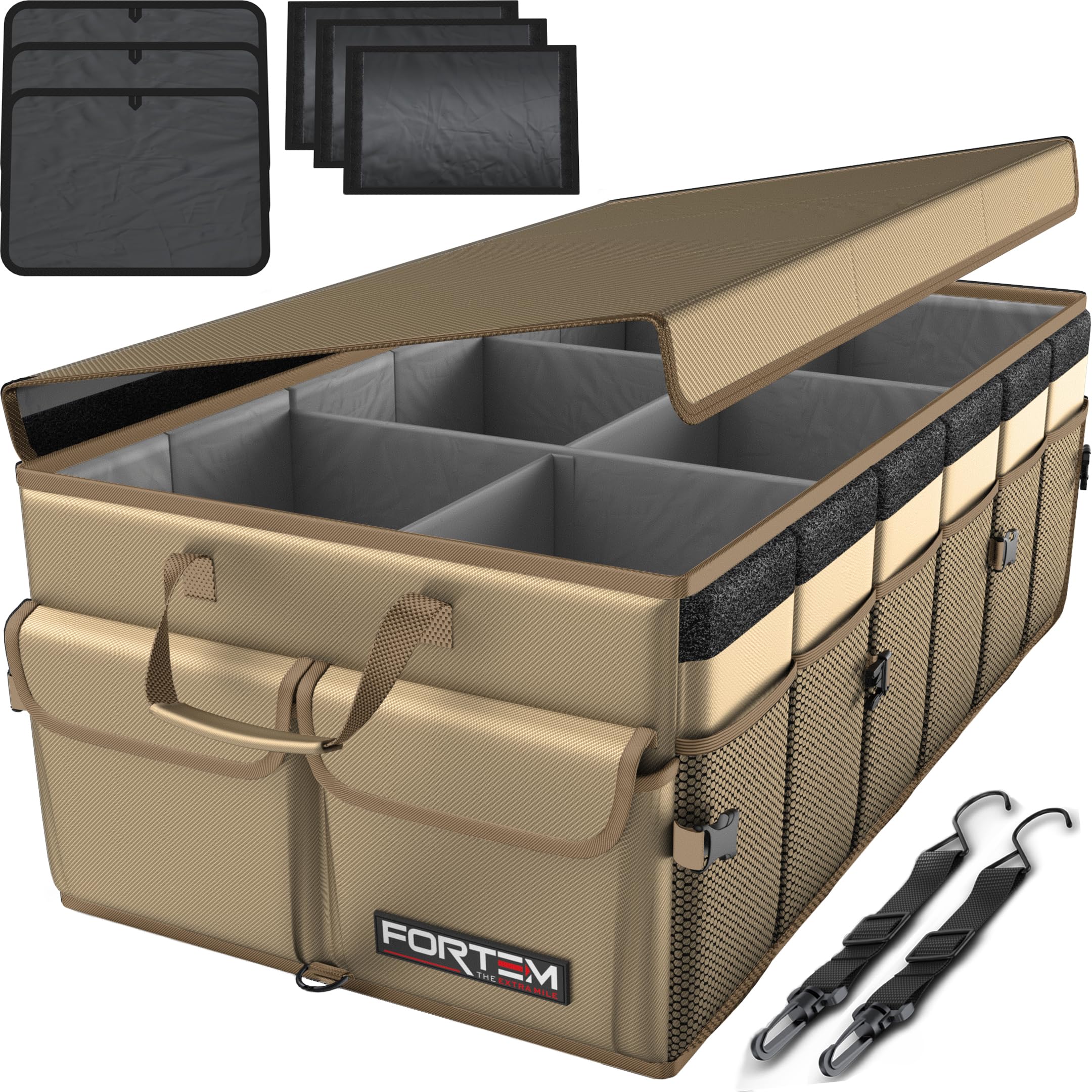 Refined Collapsible Trunk Organizer with Lid