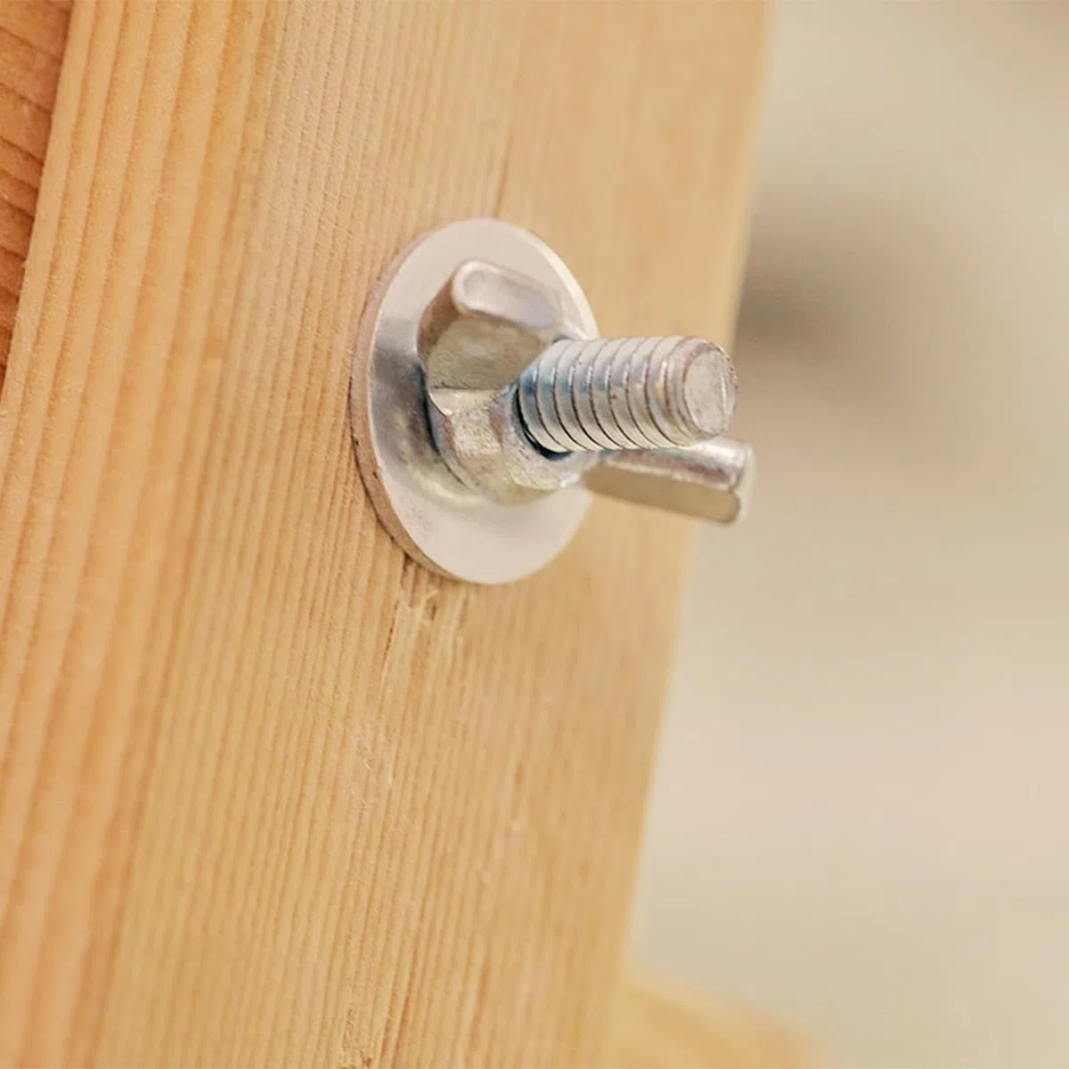50 Stück Flügelmutter M6 Flügelmuttern Hochwertige 304 Edelstahl Schmetterlingsmutter Silber Metrische Rostfreie Wing Nut für DIY Tools Möbel Elektronische Geräte Hardware