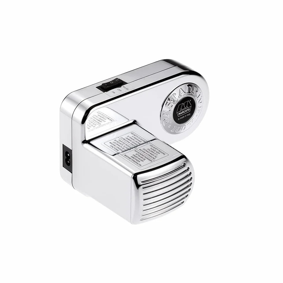 MARCATO Made in Italy Pastadrive 110W Electric Pasta Machine, Chrome Steel. Compatible with Atlas & Ampia Machines and Marga Mulino
