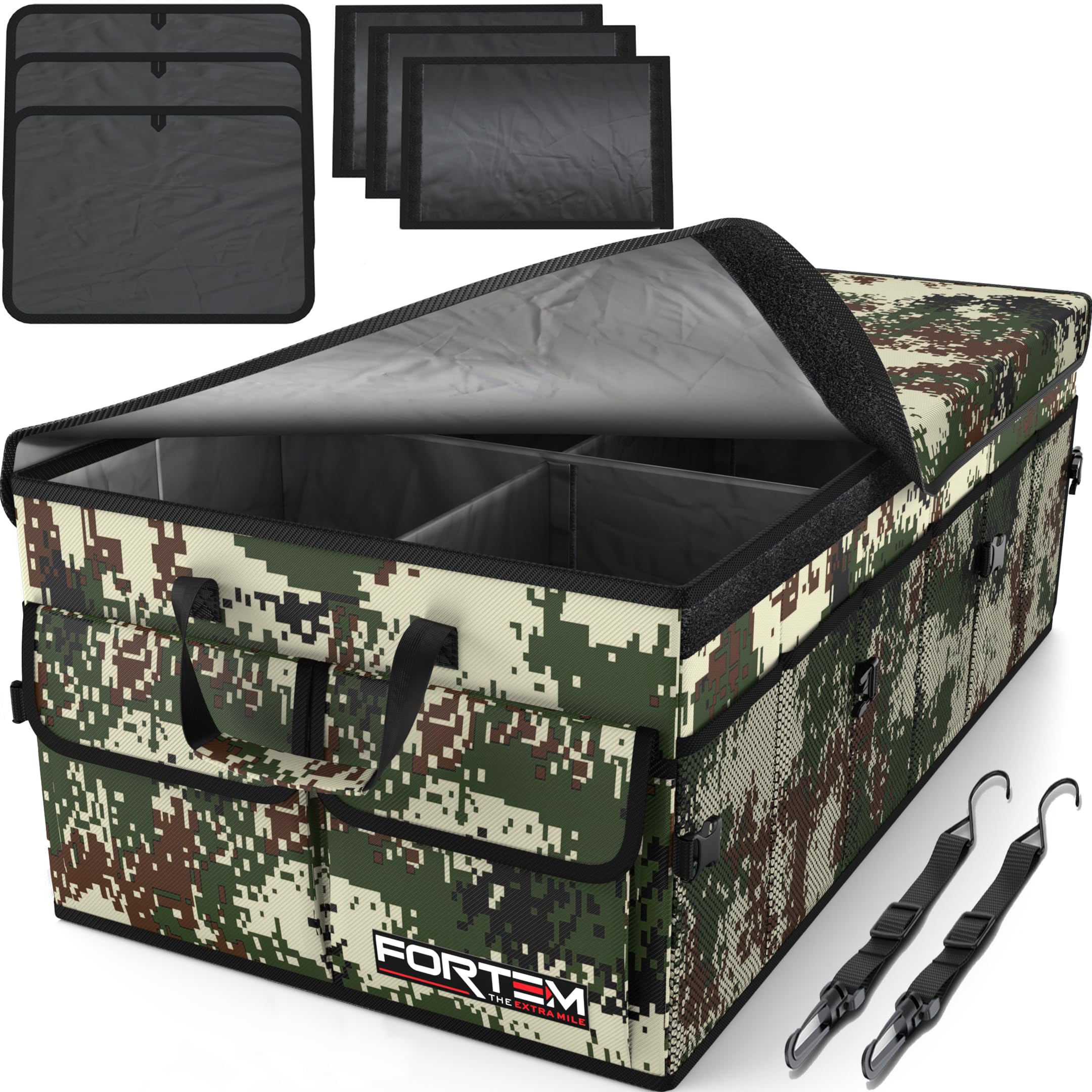 Refined Collapsible Trunk Organizer with Lid