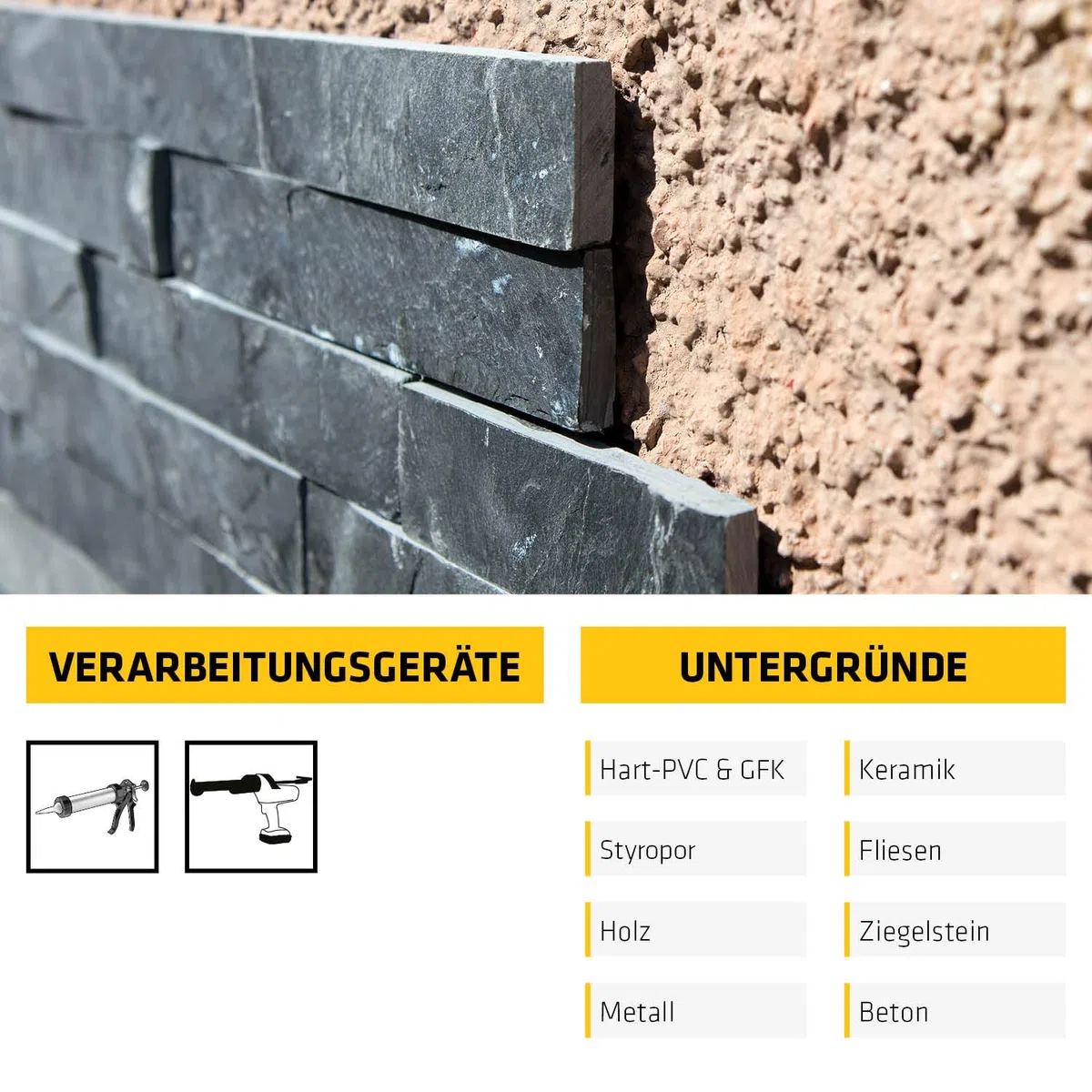 Sika– Bau- und Montagekleber – SikaBond 126 Maximum Tack - Weiß – Sehr starke Anfangshaftung – Für Metalle und Baustoffe – Lösemittelfrei – 300 ml