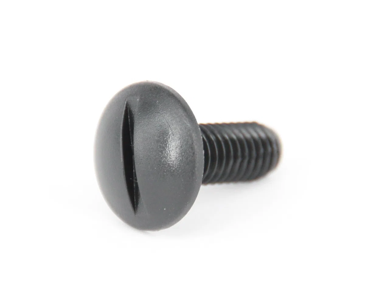 20 Stück Flachrundschrauben mit Schlitz NFE 27128 M5x16 PA schwarz/Nylon schwarz