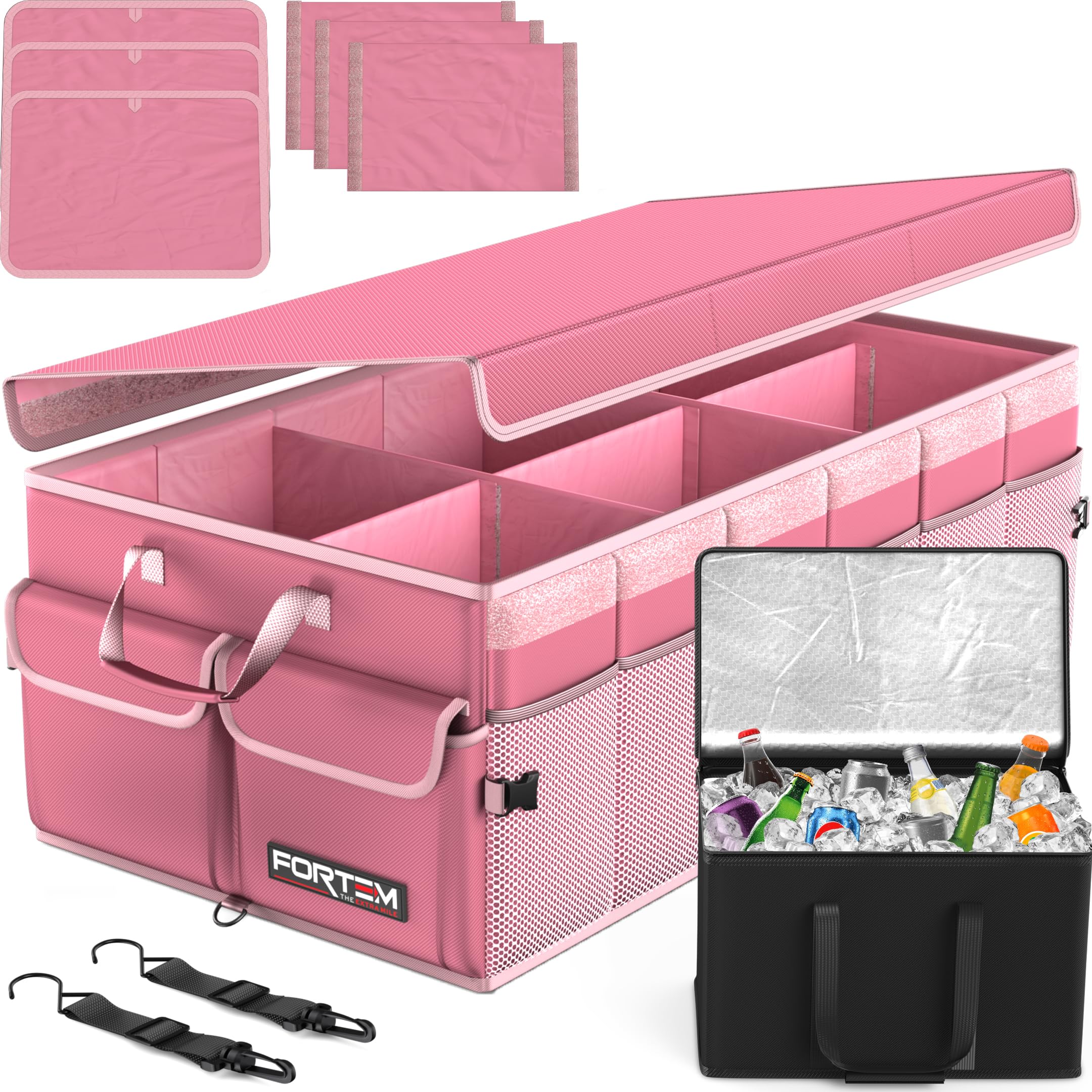 Refined Collapsible Trunk Organizer with Lid